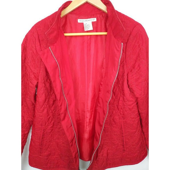Requeriments Womens Jacket Medium RED - Picture 3 of 5